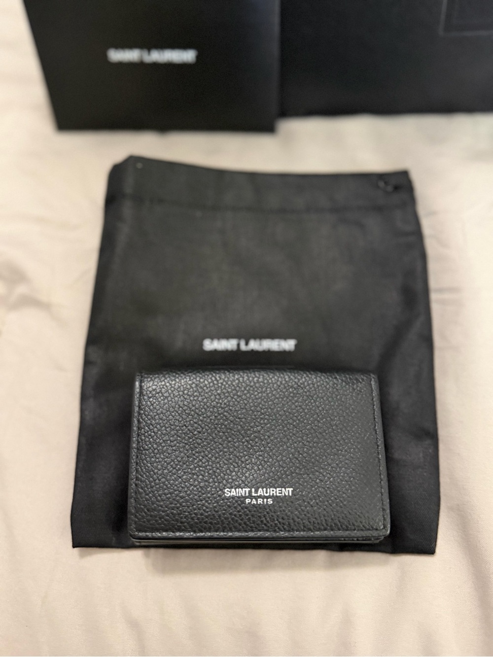 NEW Saint Laurent Trifold wallet